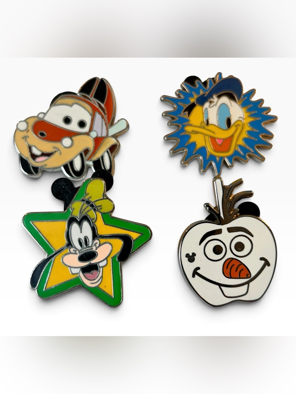 Disney Trading Pins Lot of 8 - Donald Duck  Hidden Mickey Olaf, Minnie Car Goofy - Picture 3 of 8
